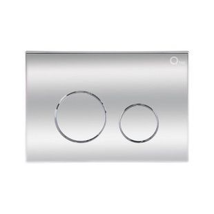 Кнопка слива для инсталляции Q-TAP Nest пластиковая двойная глянцевая хром QT0111M11112CRM