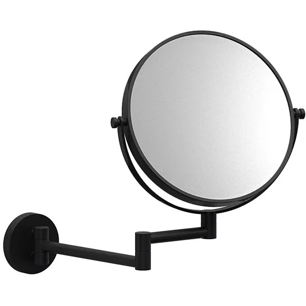 Косметическое зеркало SONIA Contract-Hospitality 182800 круглое подвесное металлическое черное