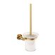 Йоржик для унітазу настінний OMNIRES MODERN PROJECT округлий скляний золото MP60620GLB 1 з 3