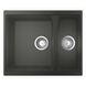 Кухонная мойка композитная прямоугольная GROHE K500 555мм x 460мм черный с сифоном 31648AT0 3 из 4