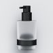 Дозатор для жидкого мыла AM.PM X-Joy настенный на 200мл округлый стеклянный черный A85A36922 5 из 7