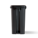 Відро для сміття на 10л прямокутне MVM з кришкою та педаллю 350x270x201мм пластикове чорне BIN-01 10L ANTHRACITE 10 з 15
