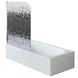 Шторка для ванної скляна BRAVO ELBA 80В Mosaic універсальна 140x80см з малюнком 6мм профіль хром 000023252 1 з 4