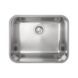 Кухонна мийка із нержавійки прямокутна APELL 539мм x 436мм матова 1мм із сифоном врізна під стільницю FE500UBC 1 з 2