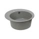 Мийка для кухні гранітна кругла PLATINUM 510 YARA 510x510x180мм без сифону сіра PLS-A24812 4 з 5