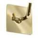 Крючок настенный одинарный REA 322188 прямоугольный металлический золото REA-77068 2 из 5