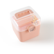 Органайзер для дрібниць MVM пластиковий рожевий 155x155x155мм PC-16XS PINK 5 з 11