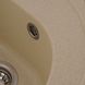 Мийка для кухні гранітна кругла PLATINUM 510 LUNA 510x510x190мм без сифону бежева PLS-A25059 5 з 6