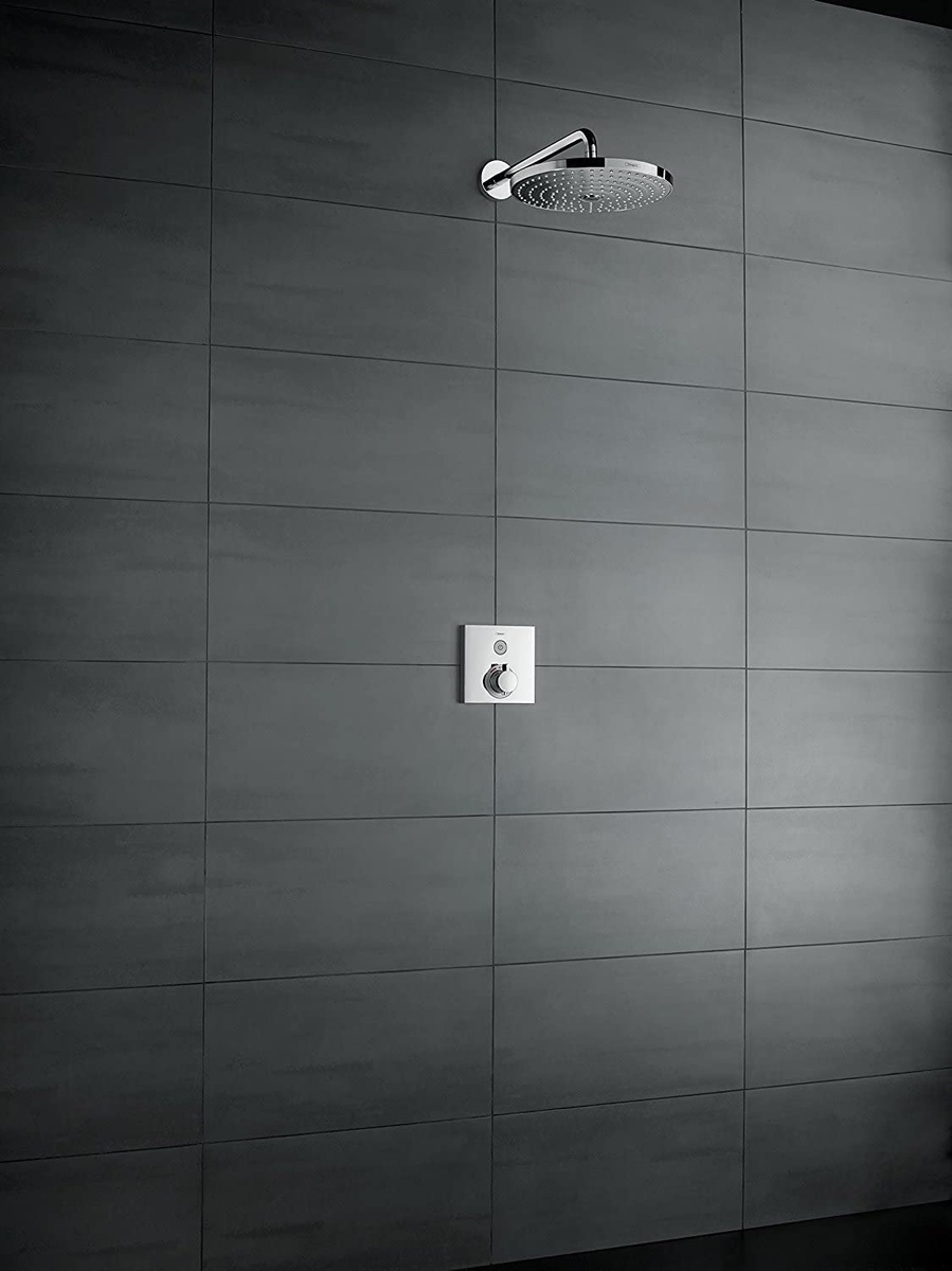Верхний душ с кронштейном HANSGROHE Raindance Select S 243мм латунный белый 26466400