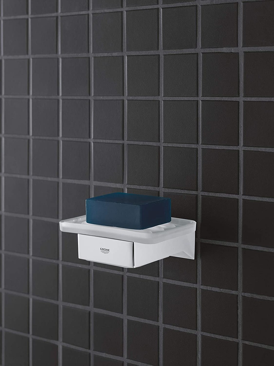 Тримач універсальний у ванну GROHE Selection Cube 40865000 металевий хром