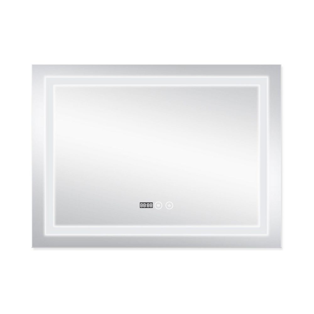 Зеркало прямоугольное для ванны Q-TAP Mideya 60x80см c подсветкой сенсорное включение антизапотевание QT2078F904W