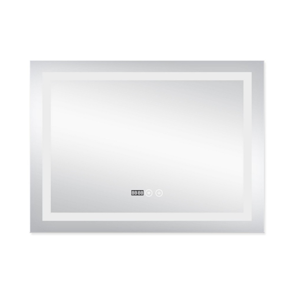 Зеркало прямоугольное для ванны Q-TAP Mideya 60x80см c подсветкой сенсорное включение антизапотевание QT2078F904W