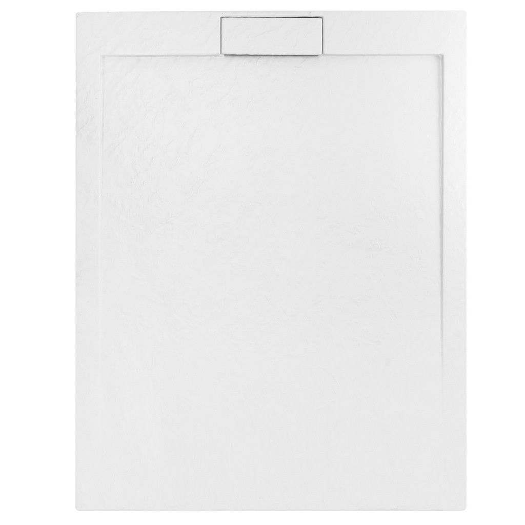 Піддон для душової кабіни REA GRAND WHITE REA-K4590 80x100x3.5см прямокутний акриловий із сифоном білий