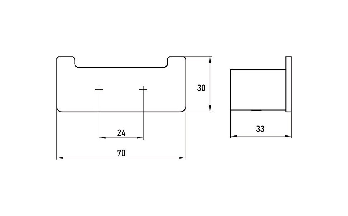 Комплект аксесуарів для ванної EMCO Loft 0598 001 02 прямокутний хром