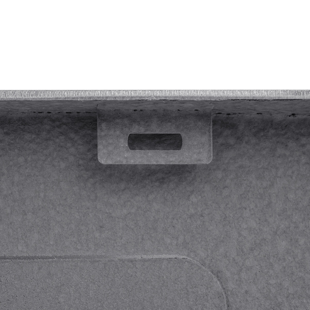 Мийка для кухні із нержавіючої сталі прямокутна KRONER KRP Gebürstet-7849RHM 780x490x215мм матова 1мм із сифоном CV025276
