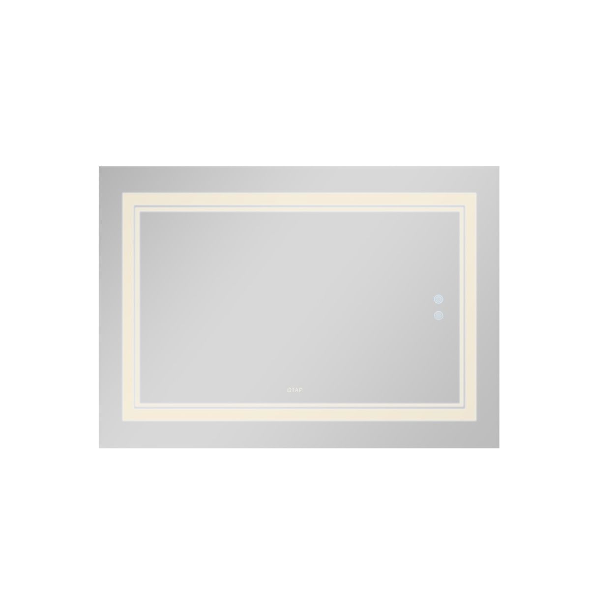 Зеркало в ванную Q-TAP Cardinal 80x120см c подсветкой сенсорное включение антизапотевание прямоугольное QT0478C12080