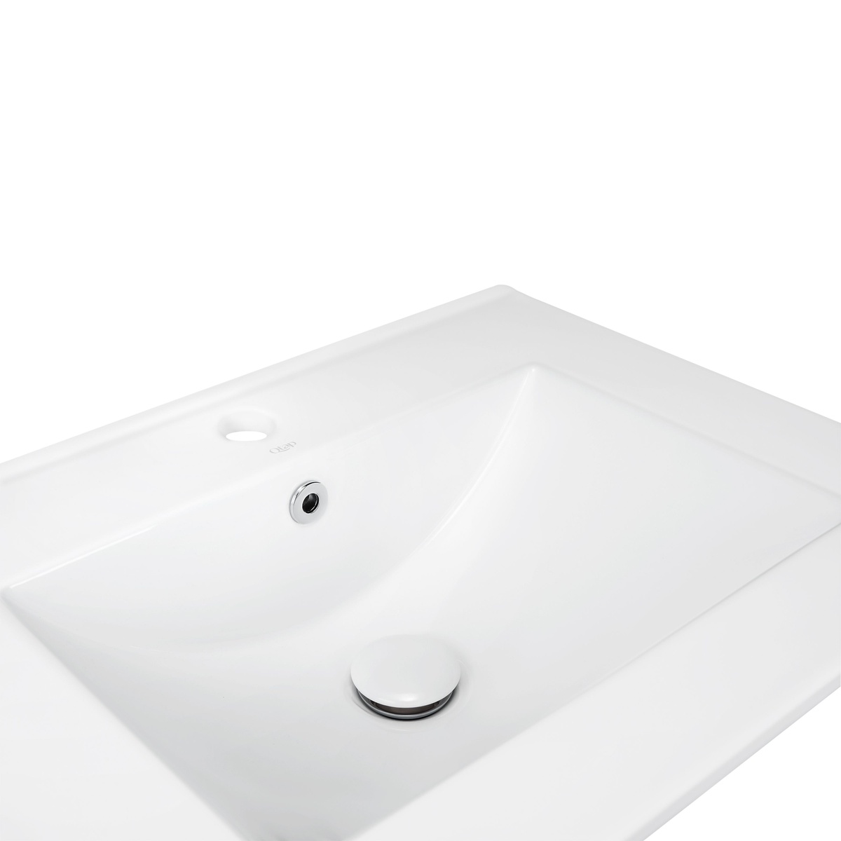 Тумбочка с умывальником для ванной Q-TAP Tern 61x84x47см напольная белый QT1771TNL6013060CW