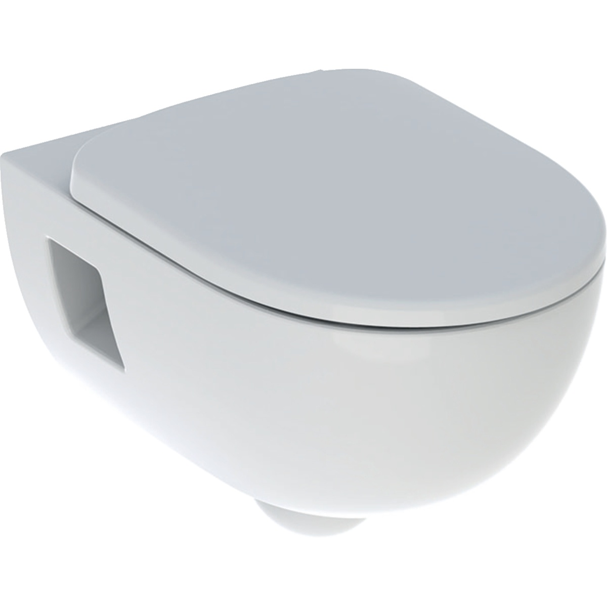 Унітаз підвісний безобідковий білий GEBERIT SELNOVA із сидінням з мікроліфтом 501.750.00.1