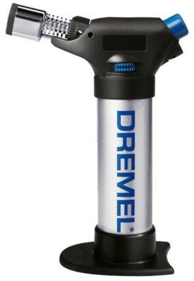 Паяльник газовий Dremel Versaflame 2200 1200°C паливо 42мл п'єзо 4 насадки