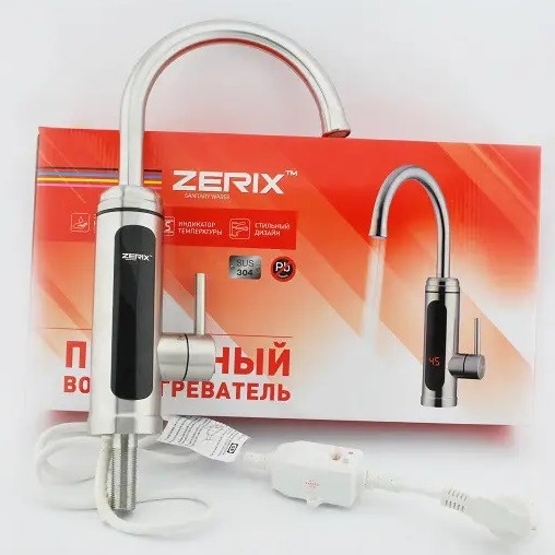 Водонагрівач електричний проточний ZERIX ELW34-EP 3.6кВт ZX3215
