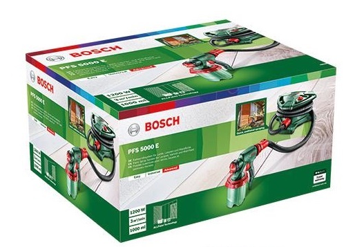 Краскораспылитель электрический Bosch PFS 5000 E 1200Вт 500 мл·мин 3м кв·мин