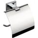 Держатель для туалетной бумаги с крышкой MEXEN ARNO прямоугольный металлический хром MEX-7020733-00 1 из 2