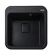 Мийка для кухні гранітна квадратна GLOBUS LUX BARBORA 510x510x190мм без сифону сіра 000009395 1 з 6