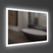 Дзеркало у ванну DEVIT Art 70x100см із підсвіткою сенсорне увімкнення прямокутне 6032100 3 з 7