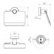 Набор аксессуаров для ванной SONIA ASTRAL KIT 183173 округлый металлический хром 000026847 4 из 13