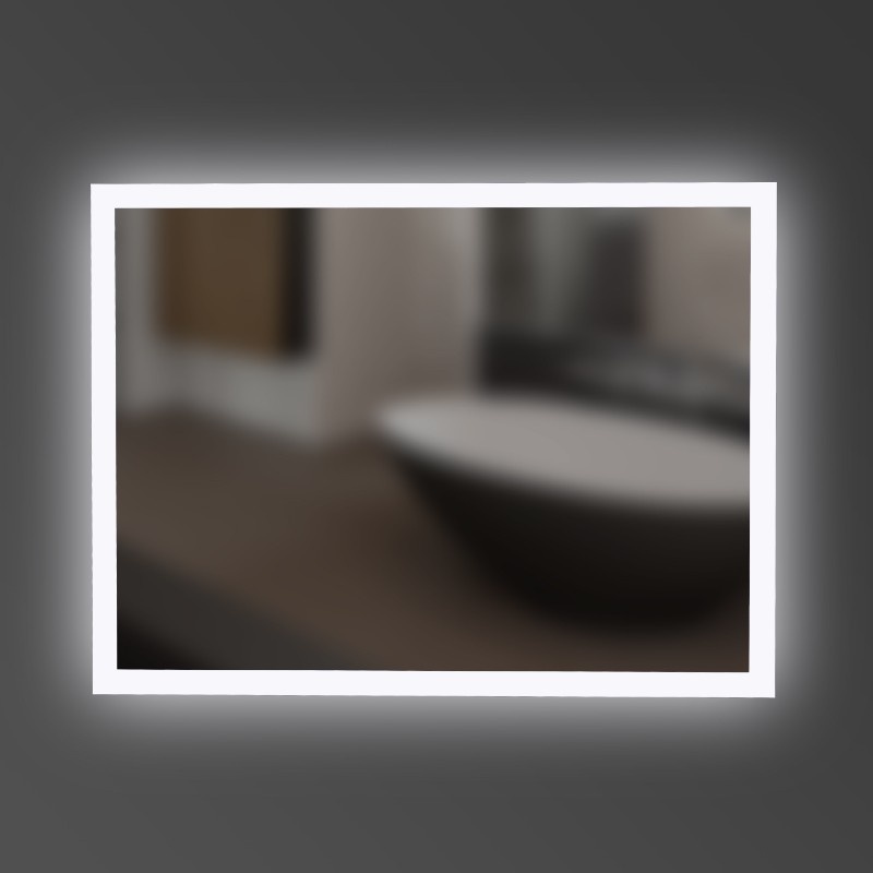 Зеркало в ванную DEVIT Art 70x100см c подсветкой сенсорное включение прямоугольное 6032100
