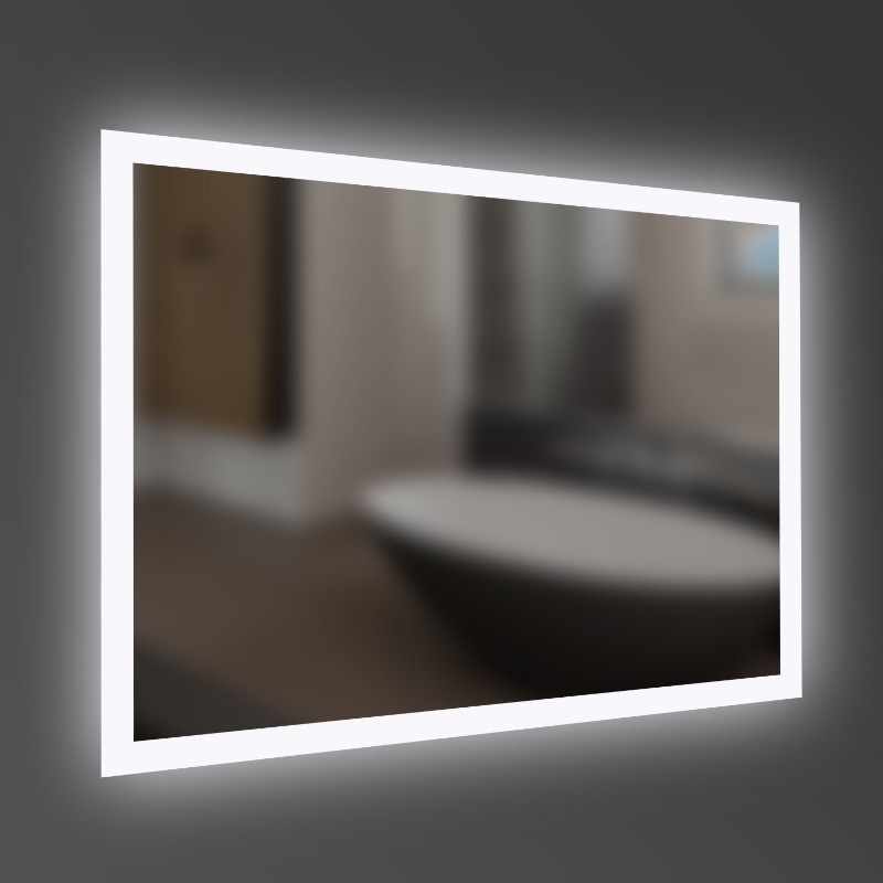 Зеркало в ванную DEVIT Art 70x100см c подсветкой сенсорное включение прямоугольное 6032100