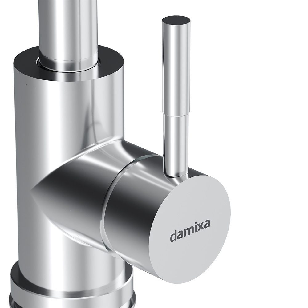 Cмеситель для кухни с краном для фильтрованной воды DAMIXA Merkur сатин нержавеющая сталь DX710730000