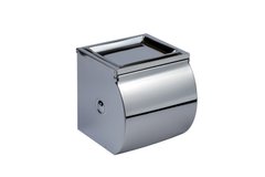 Диспенсер для туалетной рулонной бумаги KRONER Rizze CV022902 подвесной металлический хром