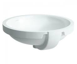 Раковина врезная в ванную под столешницу 420мм x 420мм LAUFEN PRO B белый круглая H8189610001551