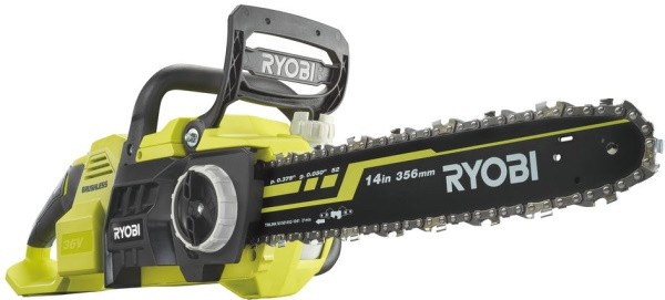 Пила ланцюгова акумуляторна Ryobi RY36CSX35A-0 36В MAX POWER шина 35см Oregon безщіткова 5.1кг без АКБ та ЗП