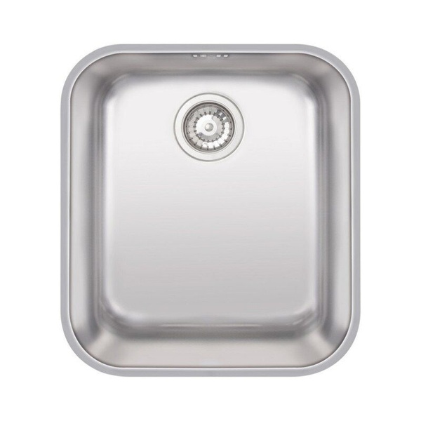 Кухонна мийка металева прямокутна APELL 430мм x 480мм матова 0.7мм без сифону врізна під стільницю FE450UBC