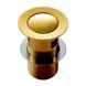 Донний клапан Click-Clack для раковини IMPRESE 38мм із переливом латунь 1 1/4" глянцевий золотий PP280zlato 1 з 3