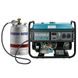 Генератор газо-бензиновий Konner&Sohnen KS 5000E G, 230В, 4.5кВт, електростартер, 77.0кг 1 з 5