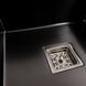 Мийка для кухні із нержавіючої сталі прямокутна PLATINUM Handmade PVD 780x500x230мм матова 1мм чорна без сифону PLS-A37035 5 з 5