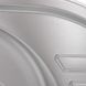Мийка для кухні із нержавіючої сталі овальна HAIBA Decor 570x450x180мм мікротекстура 0.8мм із сифоном HB0644 2 з 3