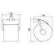 Держатель для туалетной бумаги с крышкой EMCO Trend прямоугольный металлический хром 020000100 2 из 4