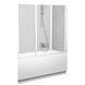 Шторка стеклянная для ванны универсальная трехсекционная раздвижная 137x120см RAVAK AVDP3-120 стекло матовое 3мм профиль белый 40VG0102ZG 1 из 4