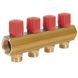 Колектор для водопроводу ICMA 4 контури 1"/3/4" 1105 (Red) 871105PJ0511 1 з 3