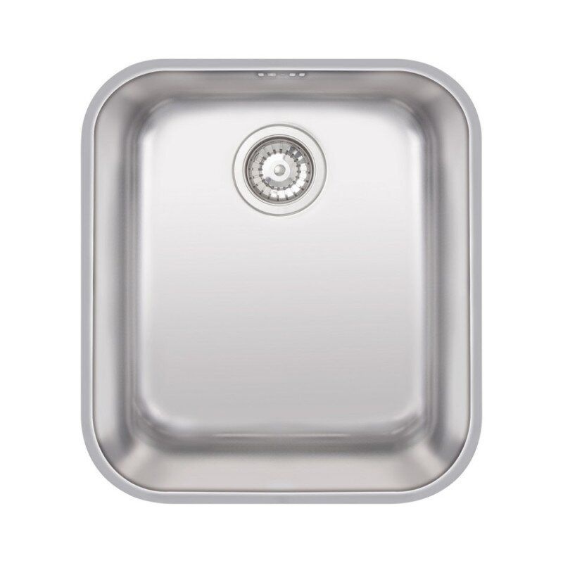 Кухонна мийка металева прямокутна APELL 430мм x 480мм матова 0.7мм без сифону врізна під стільницю FE450UBC