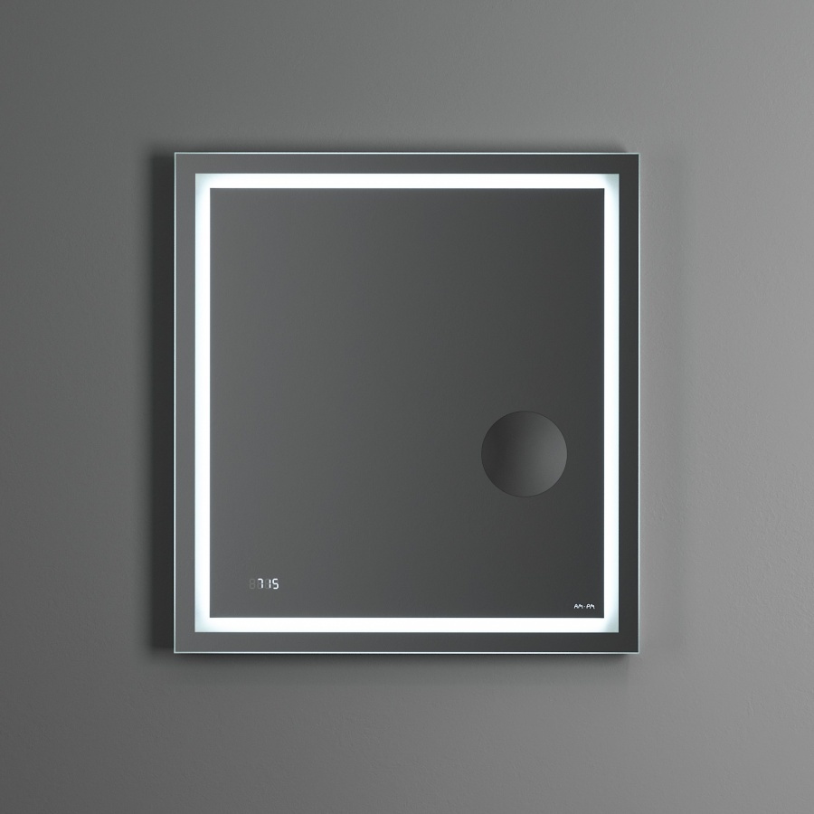 Зеркало прямоугольное для ванной AM.PM GEM 70x65см c подсветкой прямоугольное M91AMOX0653WG38