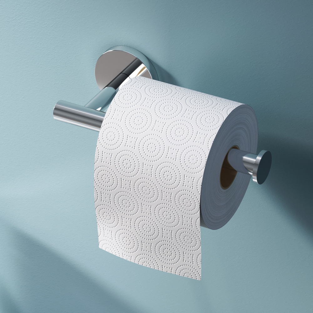 Тримач для туалетного паперу AM.PM X-Joy округлий металевий хром A85A34100