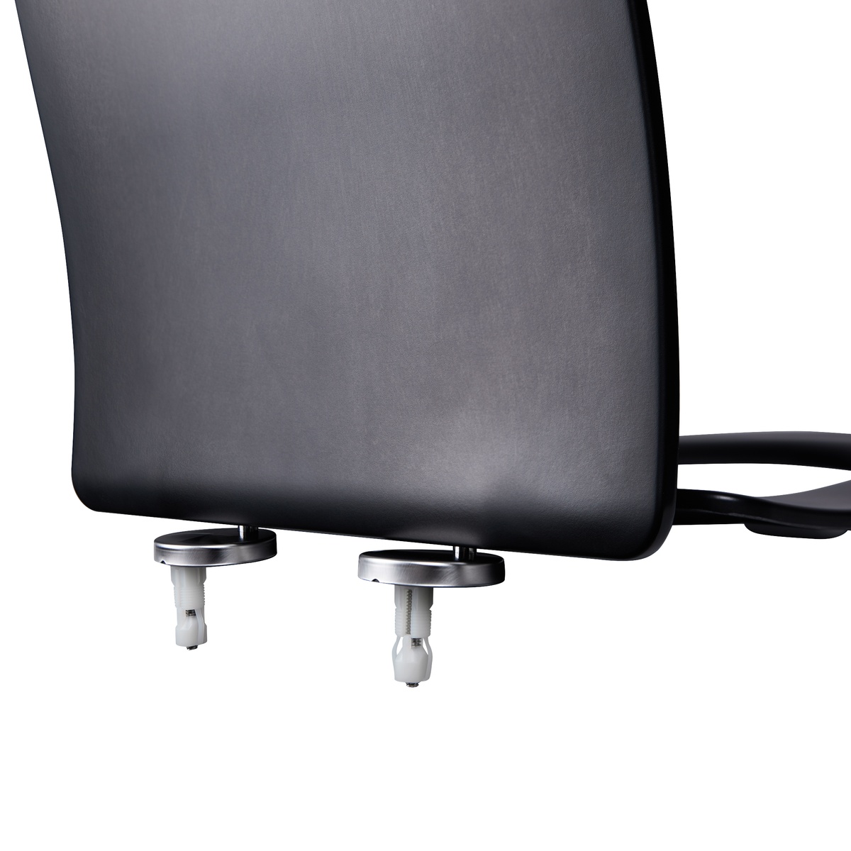 Сидіння для унітазу Q-TAP Robin/Scorpio 1.1 QT99U184UF450MB із мікроліфтом дюропласт 365x440мм швидкознімне 145мм між кріпленнями чорне
