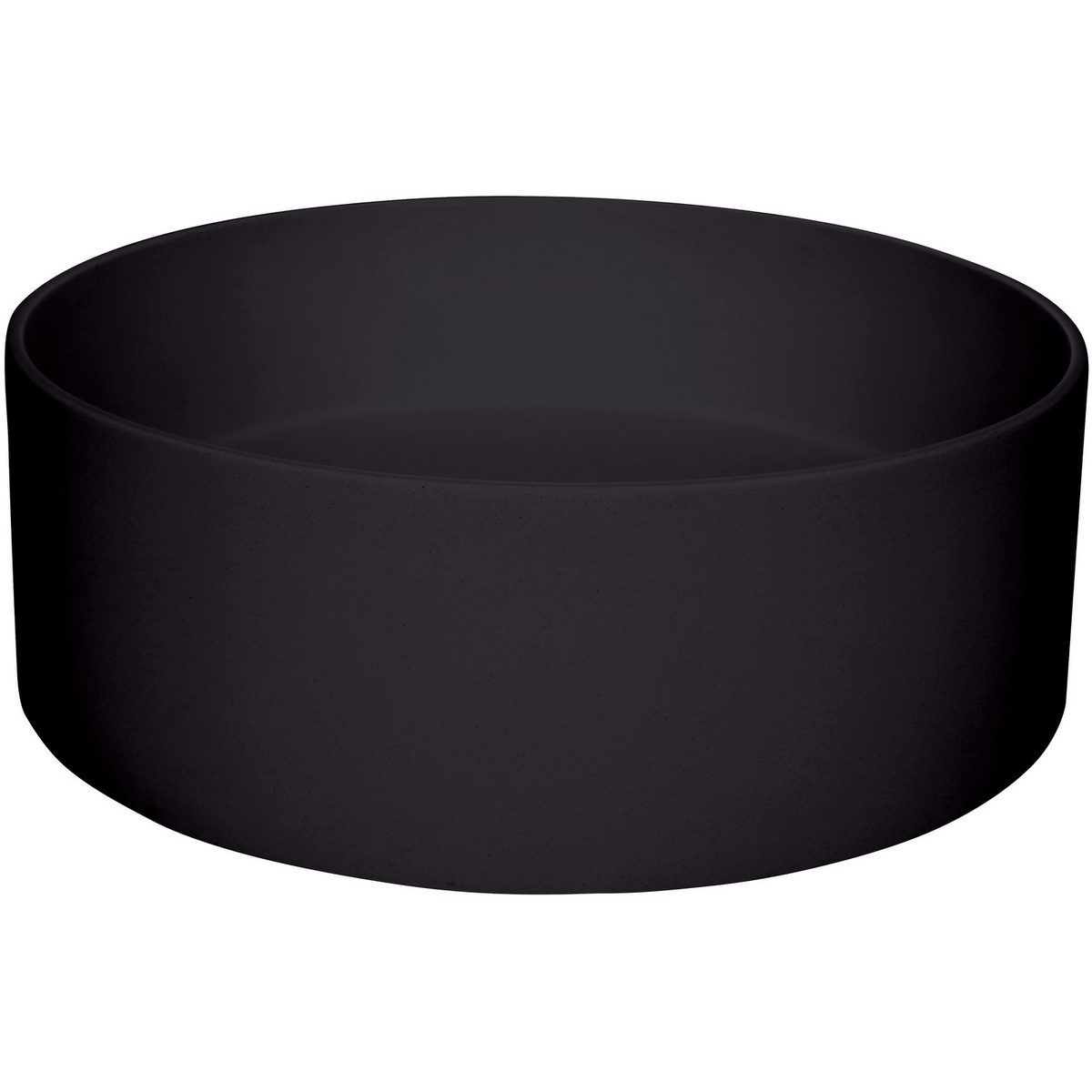 Умывальник накладной DEANTE Silia 360x360x125мм круглый черный CQS_NU4S