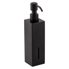 Дозатор для жидкого мыла настольный Q-TAP Liberty черный 250мл металл QTLIBBLM11522