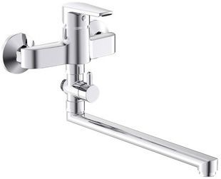 Змішувач у ванну однозахватний із довгим носиком CERSANIT VERO LONG SPOUT S951-242 хром латунь 000021656